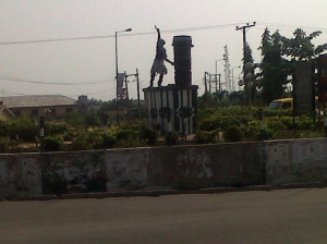 City Centre~The famous Sato Drum. Badagry in pix