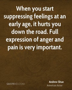 supressing emotion