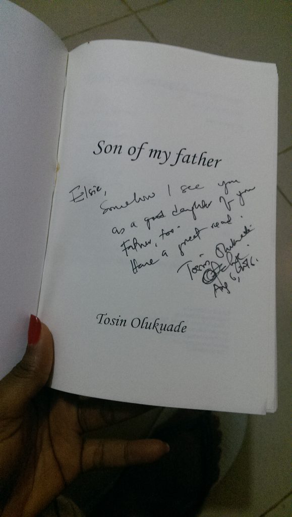 Book Giveaway & Review - Son of my Father by Tosin Olukuade - elsieisy blog