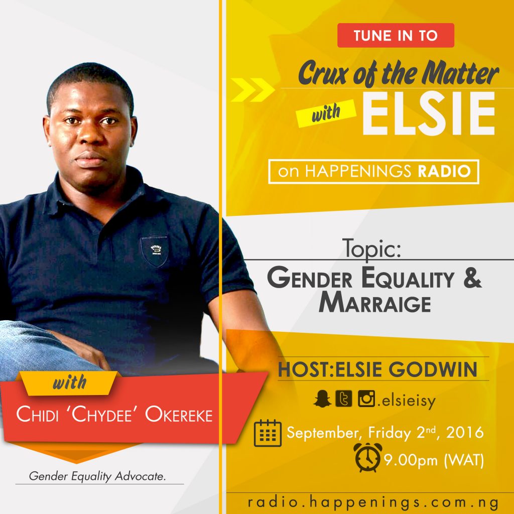 Crux of the matter with Elsie on Happenings radio
