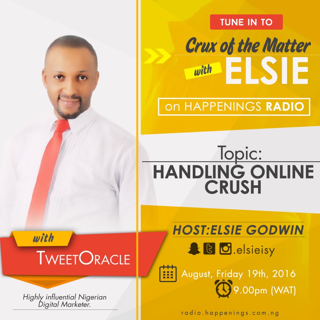 Crux of the matter with Elsie on Happenings Radio