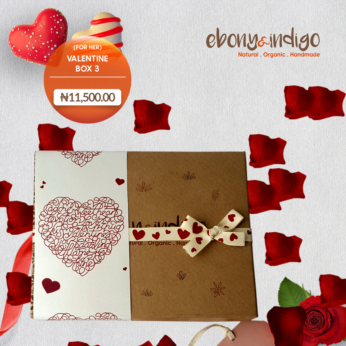 Valentine gift box from Ebony and Indigo- elsieisy blog