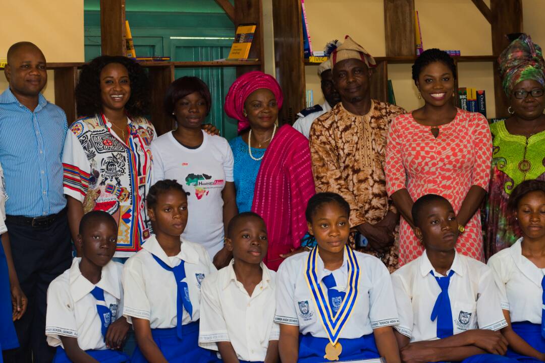 Library project at Ajuwon Secondary School, Ogun State by ACIF in partnership with Heads Up Africa - elsieisy blog