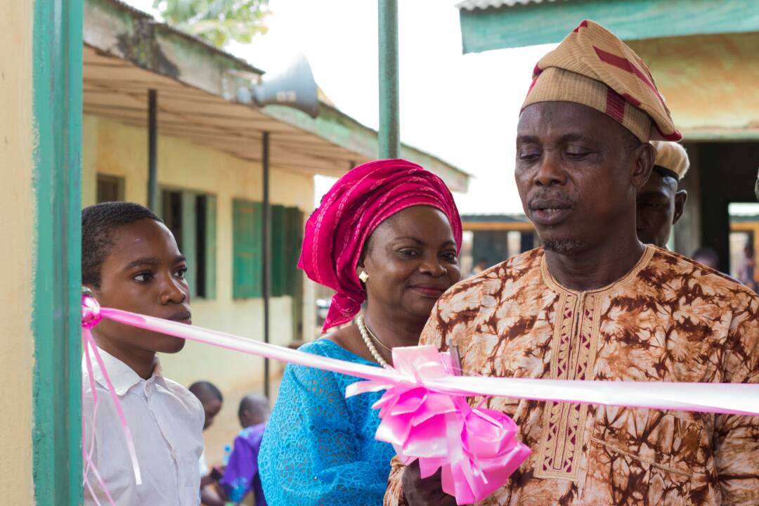 Library project at Ajuwon Secondary School, Ogun State by ACIF in partnership with Heads Up Africa - elsieisy blog