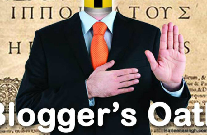 Hippocratic Oath For Bloggers