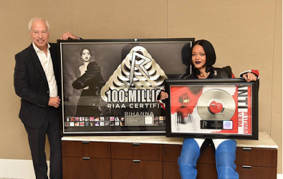 Rihanna Makes History As The First Artist With RIAA 100M Song Awards