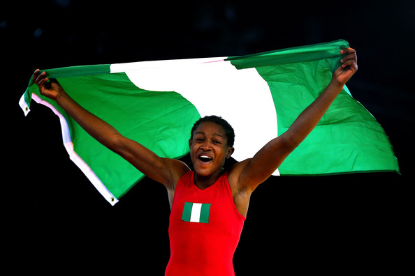Nigerian female wrestlers In finals at African championships