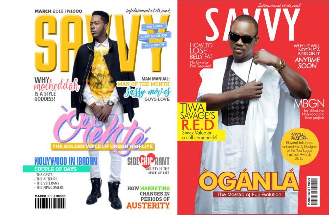 Savvy Magazine 5th Edition Graced By Pasuma & Adekunle Gold