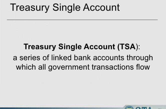 15 things to know about Treasury Single Account (TSA)