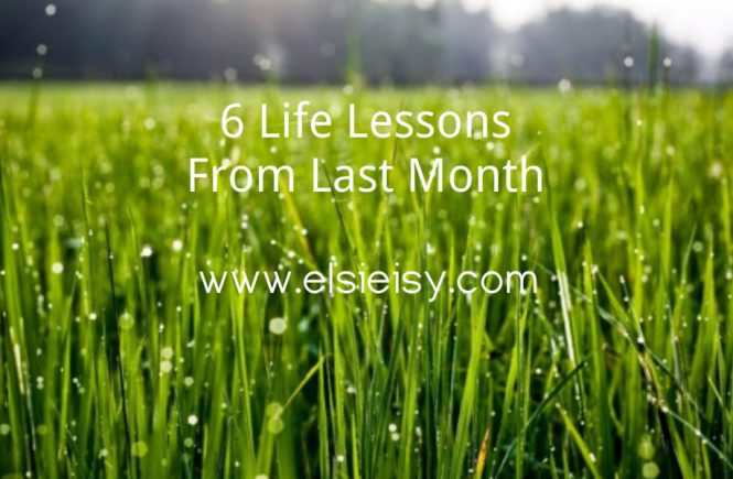 Lessons From October - elsieisy blog