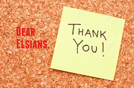 Dear Elsians, Thank you - elsieisy blog