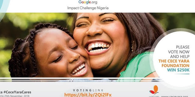 Cece yara foundation - Saving Nigerian Children from sexual abuse - Google Impact challenge - elsieisy blog