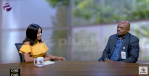 Elsie Godwin and Emeka Rollas on Plus TV Africa - elsieisy blog - Nollywood