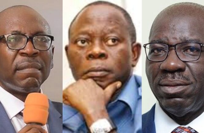 Oshiomhole-Obaseki-Ize-Iyamu