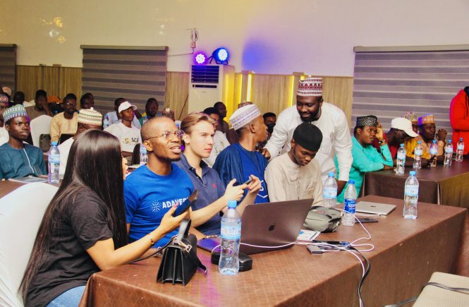 Blockchain founders hangout kano with Elsie Godwin, William phelps and Johnpaul Nwobodo